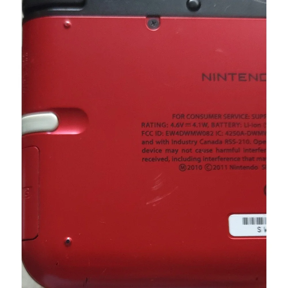 Nintendo 3DS XL CIB - Red/Black - 32GB - Tested - All Inserts - Excellent